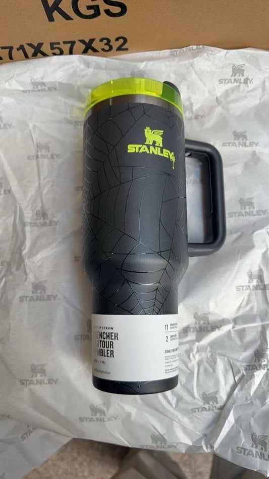 Stanley Halloween Web Glow H2.0 40oz Tumbler – Limited Edition Glow In The Dark Travel Cup, New