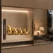 Gold Ceramic Bird Figurine Set – Modern Bird Statues, Minimalist Home Decor for Living Room, Shelf, Table & Office